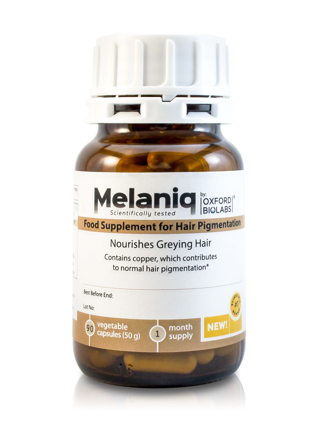 Молекулярний комплекс проти посивіння волосся Melaniq® Oxford Biolabs®